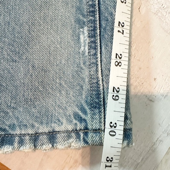 Frame The Low Boot Indigo Summit Jeans Size 30 Distressed - Picture 10 of 13
